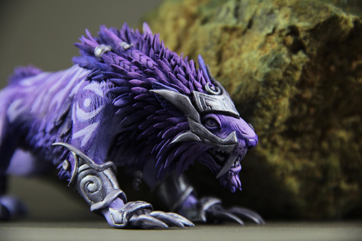 魔兽国外创意工坊新作:豹母之魂神器外观的猫德-魔兽世界