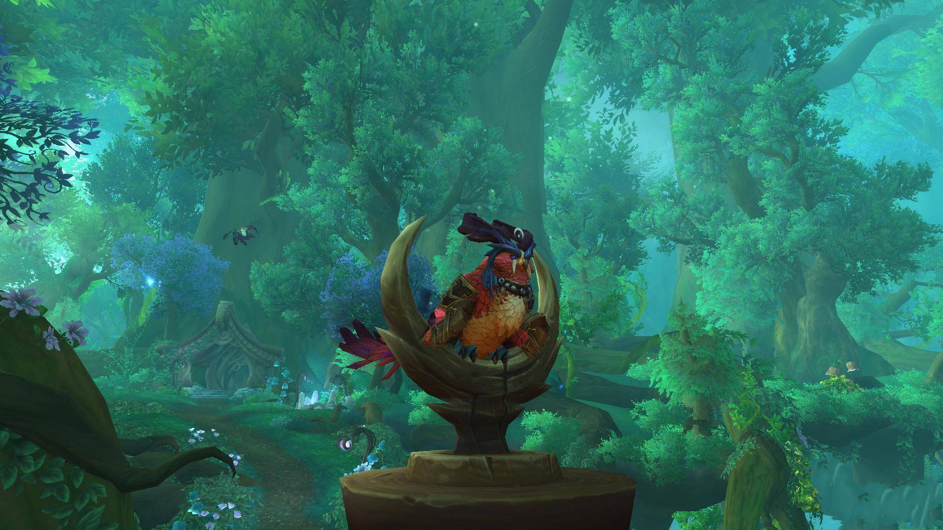 735ptr德鲁伊获得小buff月翼形态新增坐下动作