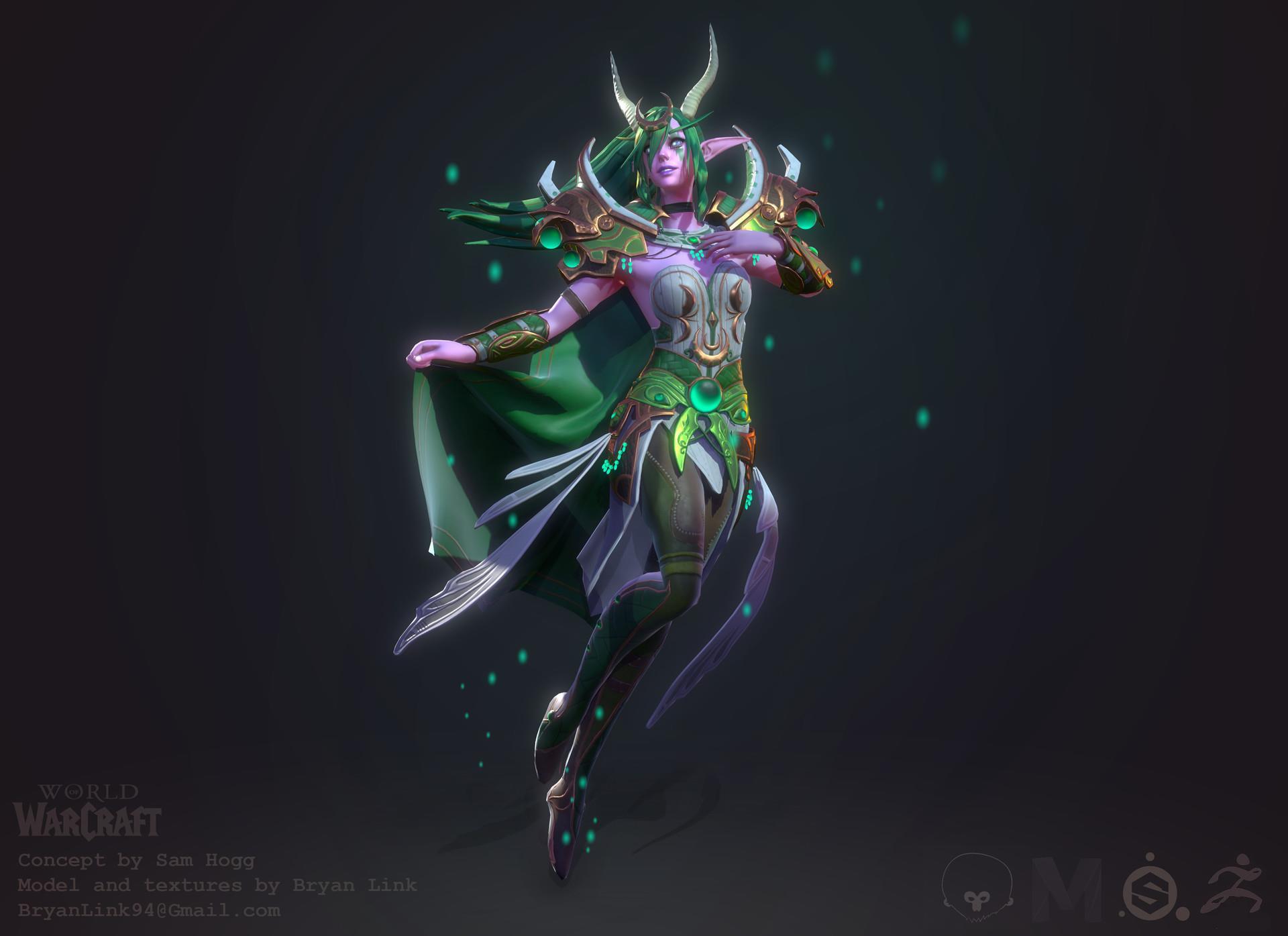 翡翠梦境的守护者 设计师自制伊瑟拉超清3d建模