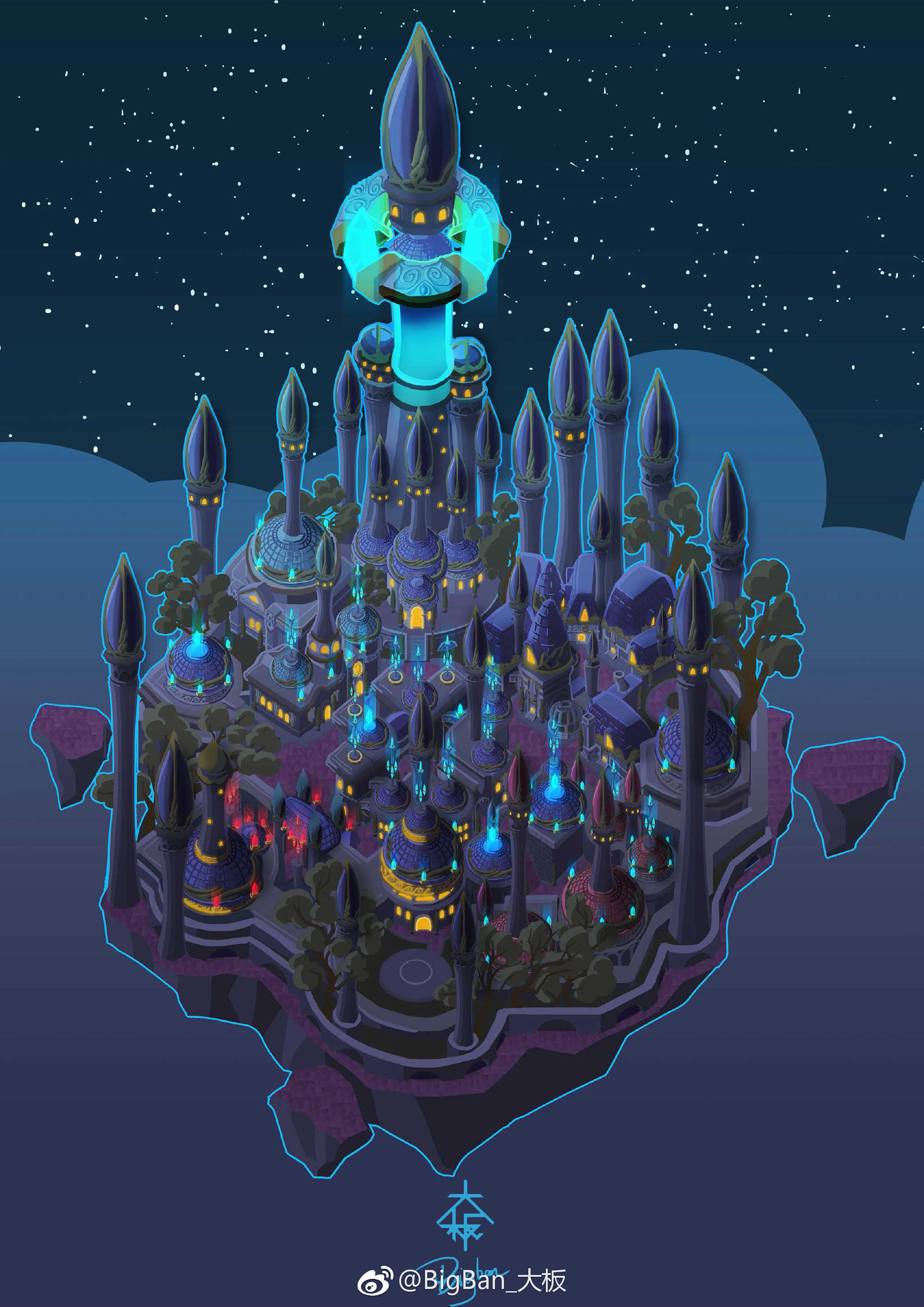 魔兽同人画那些年我们一起漂浮过的古城达拉然