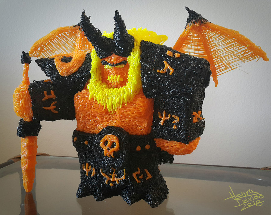 萨总你肿么啦玩家3d打印新奇画风萨格拉斯模型