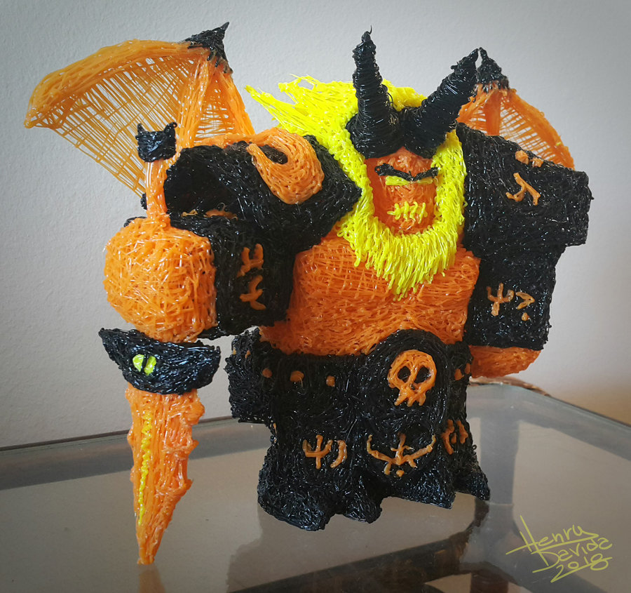 萨总你肿么啦玩家3d打印新奇画风萨格拉斯模型