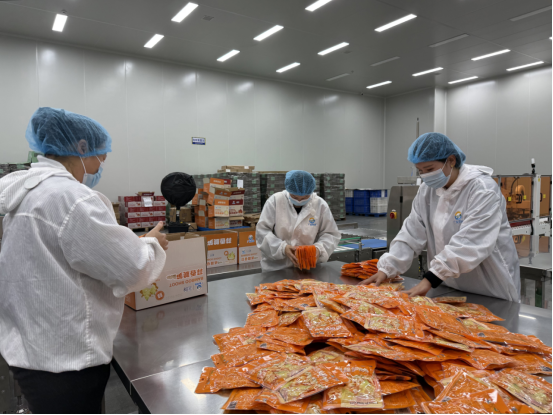 清远市广盐鹰金钱食品有限公司生产线