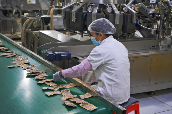 英德华笋食品有限公司生产线