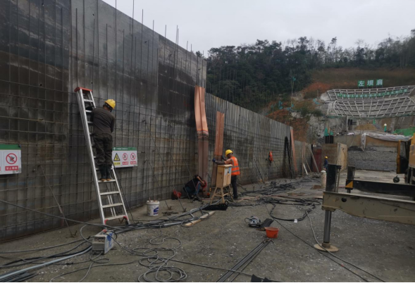 石门台水库工程项目施工现场