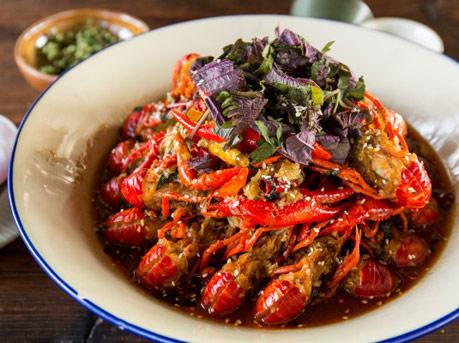 紫苏味的小龙虾醉隐江湖