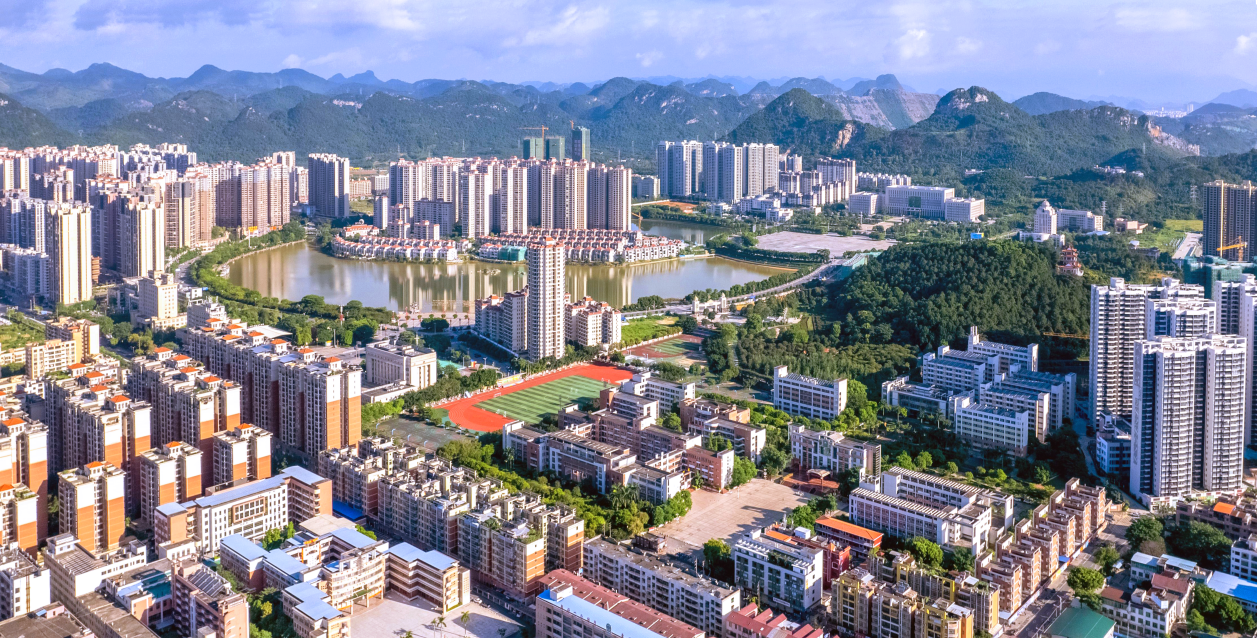 套图照片：英德市城区航拍