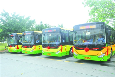 2015年3月,高明区k508,505b两条公交线路投入运营.