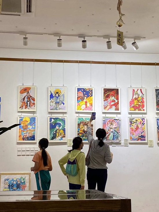 探索古典:悦目·绽放之美师生书画展正式开幕_新浪广东_新浪网