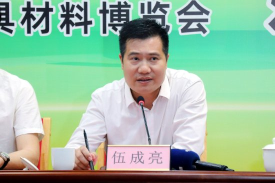 龙江镇党委副书记、镇长伍成亮介绍发言