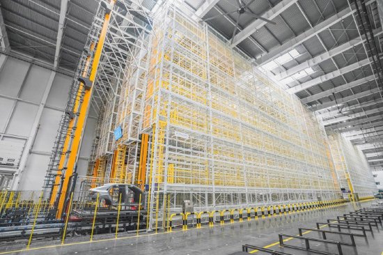 智能立体仓库。