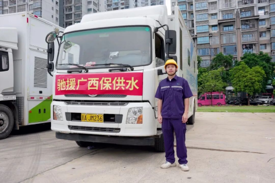 应急供水队员朱俊声