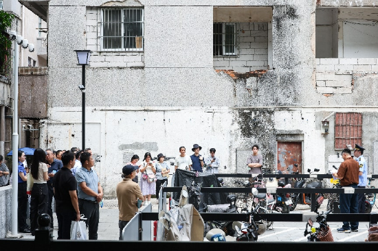 多宝坊改造后的集中停放区