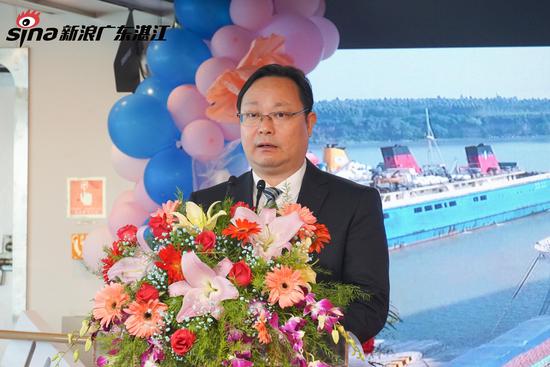 广东省湛江航运集团有限公司党委书记,董事长刘广辉发言