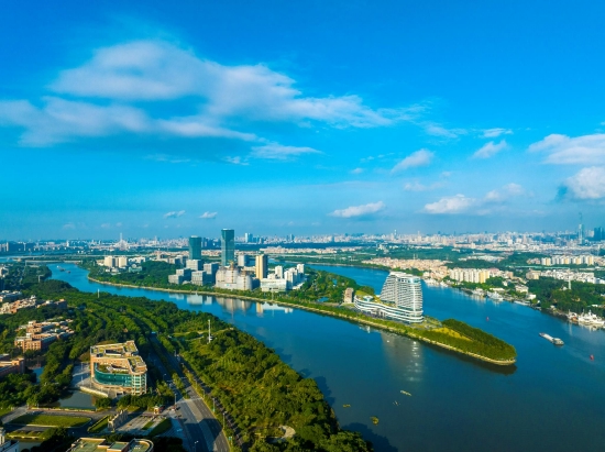 黄埔区、广州开发区是广州生物医药产业重镇。图为广州国际生物岛。邓志伸 摄