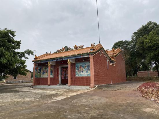 往年举行热闹民俗活动的庙堂已关闭