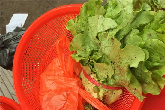 北村生菜会热闹喜庆 舞龙舞狮吃生菜包