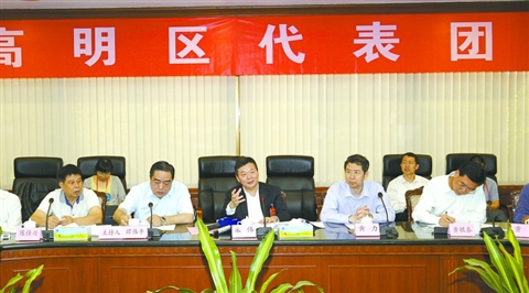 高明信心满满市人大代表热议经济社会发展