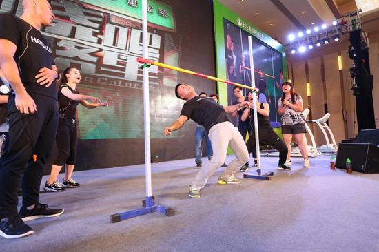 燃烧吧卡路里观众互动环节