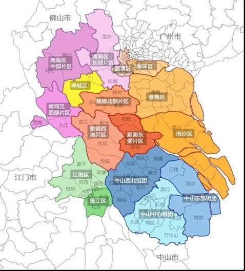 内畅外通交通建设成顺德东部新城重头戏