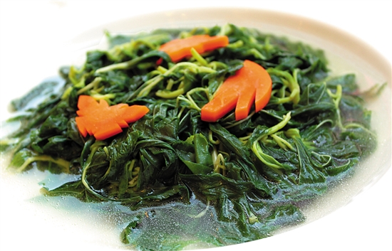 潮汕人的夏天味道最贵的青菜黄麻叶