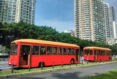 来看珠海最美公交 复古铛铛车月底登陆情侣路