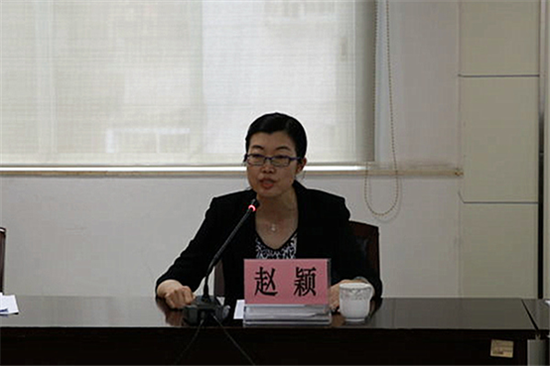 佛山市环境保护局总工程师赵颖发言