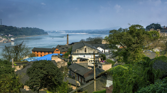 陪都三大文化区之一重庆白沙古镇 谍战剧组的最爱