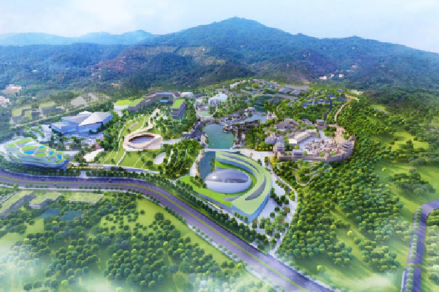 正佳帽峰湾国际文化旅游度假区开工仪式现场。