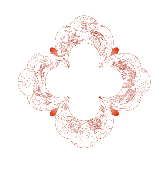 老庙专属“好运”符号“宝相花”