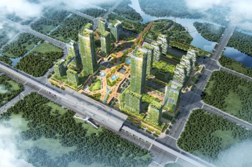 180米高佛山双子星城项目启动 三水打造城市新标杆