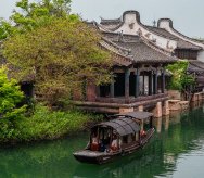 初夏的浙江桐乡濮院古镇