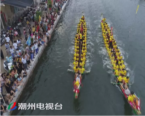 彩塘宏安六村大直溪环境变好 龙舟竞渡迎端午