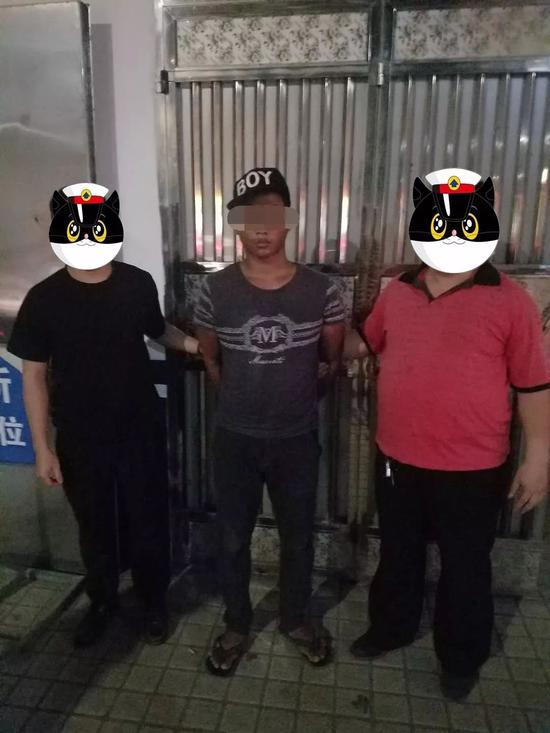 犯罪嫌疑人被迅速抓获归案