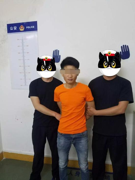 犯罪嫌疑人被迅速抓获归案