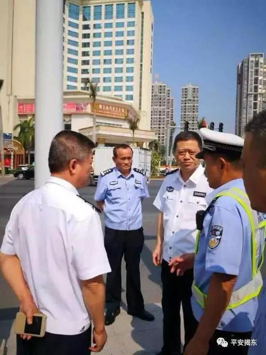 马儒生带队到揭东区开展交通调研督导工作