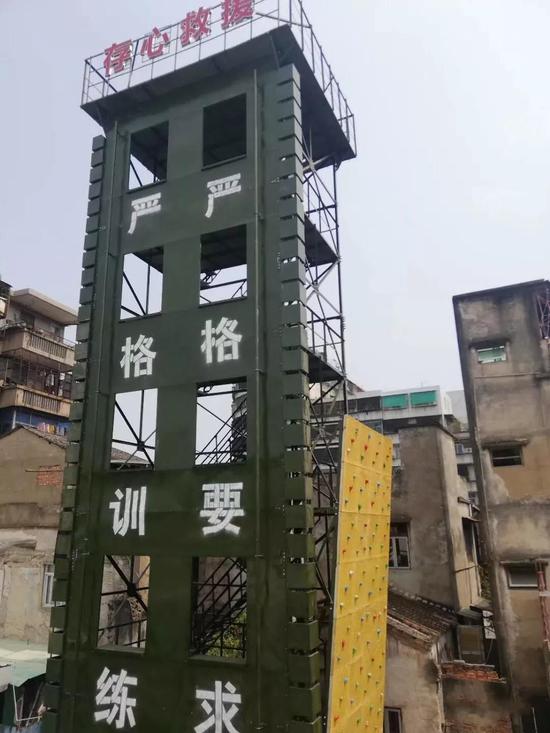 汕头存心救援中心模拟消防训练楼已竣工落成投入使用