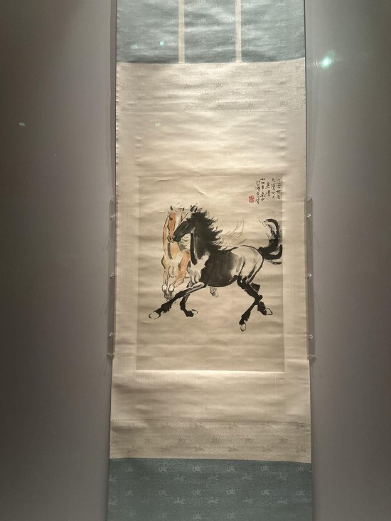 徐悲鴻（1895-1953年） 雙馬圖