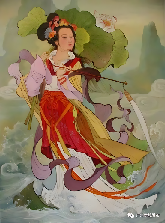 何仙姑画像 图源@广州增城发布