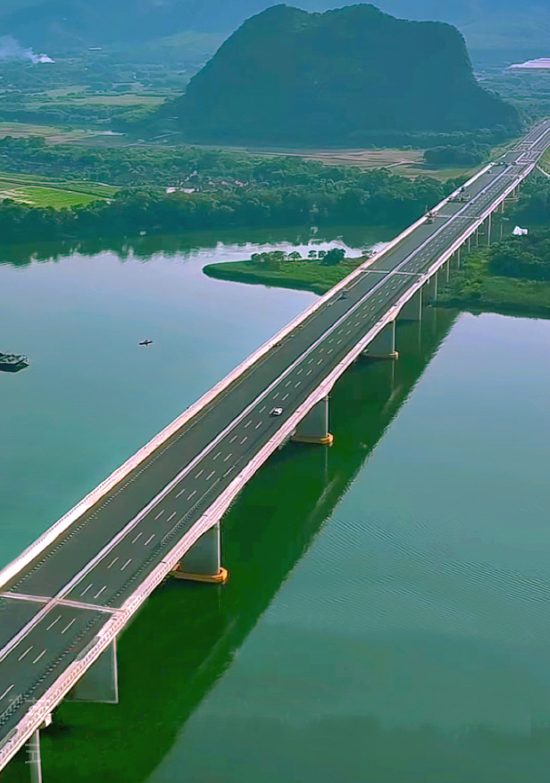 英德市城区北江四桥及省道s292延长线建成通车