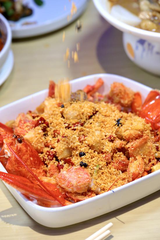 避风塘炒波士顿龙虾