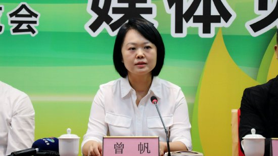 顺德区经济促进局局长曾帆发言