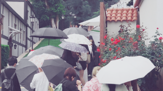 南湖南·艺术家夏宫 雨中的观众