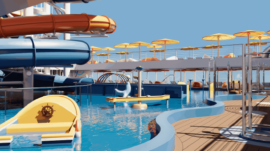 爱达·花城号 水上乐园