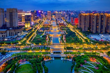 图:繁荣的千灯湖。