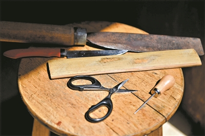 编织削竹子的工具图片