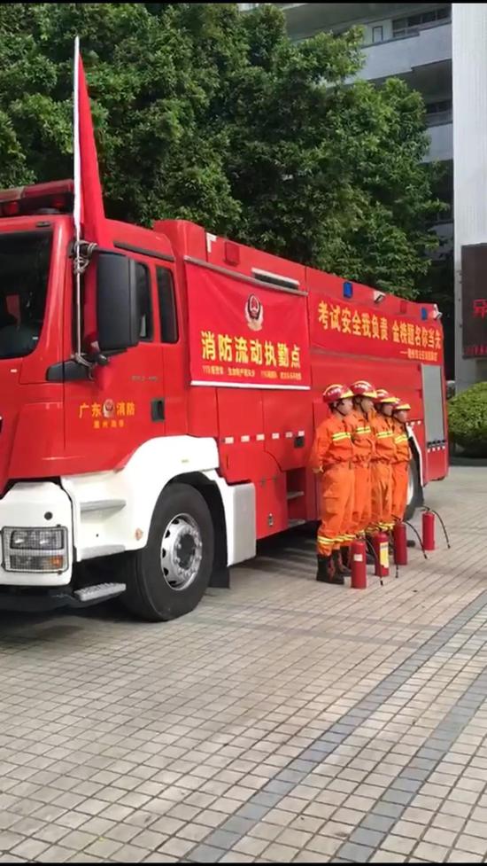 潮州公安消防支队圆满完成高考期间消防安保工作