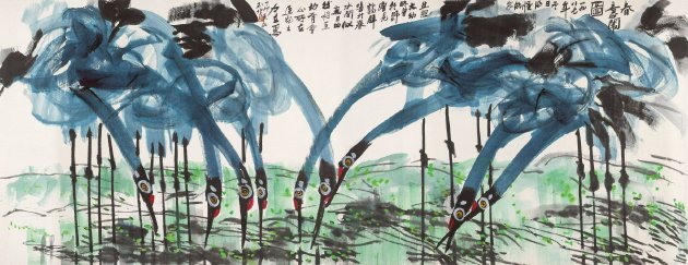 黃永玉（1924-2023）春意闈圖