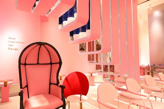 俘获少女心的喜茶粉色主题店 甜蜜入驻广州天环广场