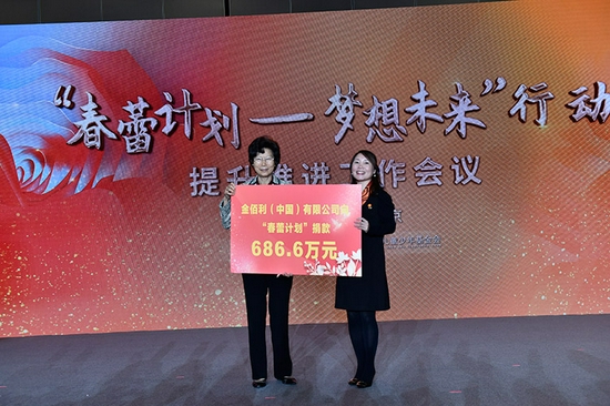 金佰利（中国）有限公司捐赠686.6万元